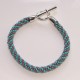 Turquoise & Lavender Kumihimo bracelet Turquoise & Lavender Kumihimo bracelet
