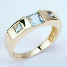 9ct gold and blue topaz ring 9ct gold and blue topaz ring