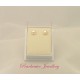 Freshwater pearl and silver studs Freshwater pearl and silver studs