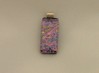  Purply rectangular dichroic glass pendant  