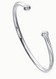  Silver and diamond christening bangle - Children's jewellery  