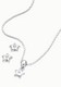  Silver and diamond star pendant - children's jewellery  